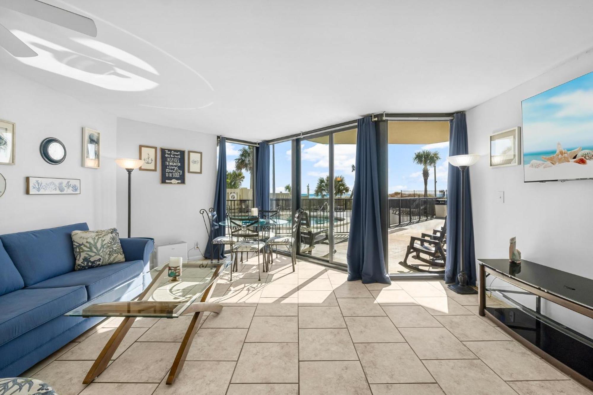 1st Floor Condo! No Elevators! Free Chair Service! By Dolce Getaways Pcb Apartment Panama City Beach